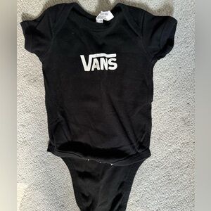 Vans 12 mo onesie